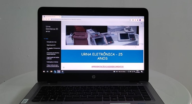 Site da exposição