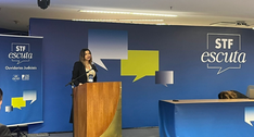 A ouvidora, juíza Edssandra Barbosa da Silva Lourenço, apresentou práticas desenvolvidas pela OR...