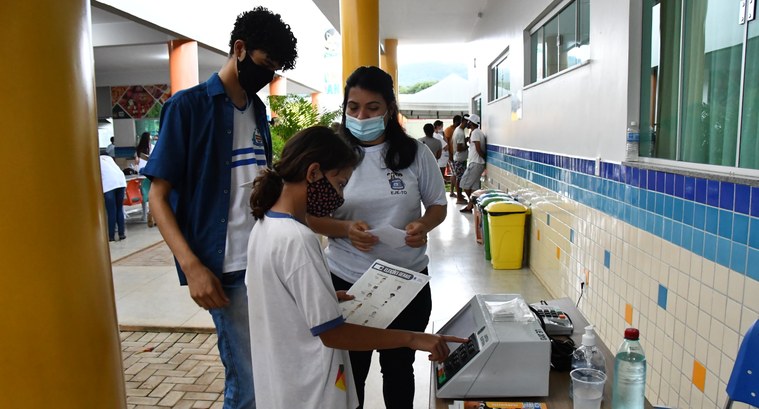 Votação na urna eletrônica