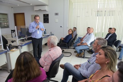 O presidente do TRE-TO, desembargador João Rigo Guimarães, visitou nesta quinta-feira, 10, o Car...
