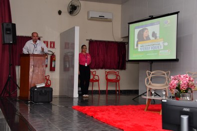 Apresentação foi feita pelo jornalista Cristiano Machado, assessor de comunicação do TRE.