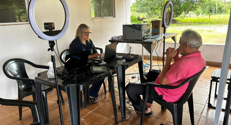 Ação da 6ª Zona Eleitoral levou serviços eleitorais ao assentamento Remansinho, na zona rural de...