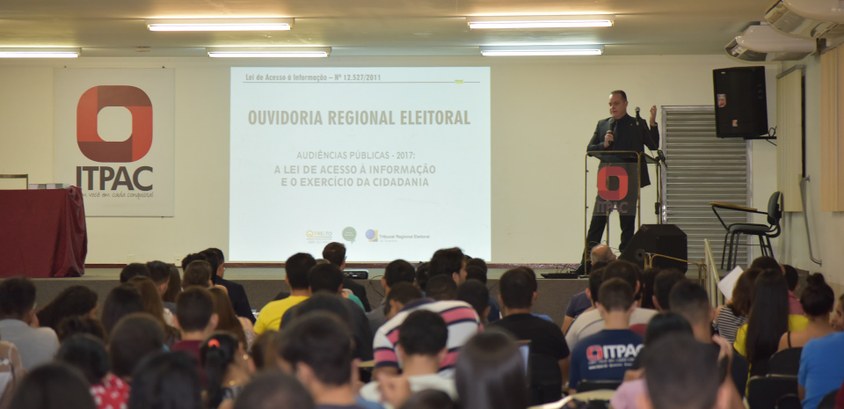 Audiências Públicas da Ouvidoria Eleitoral movimentam estudantes  de Direito 