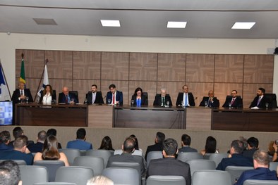 Cerimônia contou com a presença de magistradas e magistrados