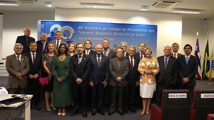 Com participação do presidente do TRE-TO, 80º COPTREL busca aperfeiçoamento da Justiça Eleitoral no país Créditos: Cristiano Machado