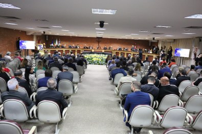 Com presença de membros da Corte Eleitoral, TJTO realiza abertura do Ano Judiciário