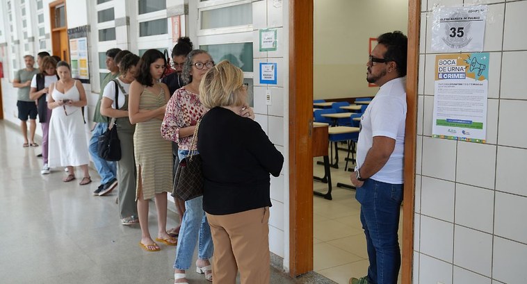 Com totalização encerrada às 19h01, Palmas terá primeira vez segundo turno nas eleições municipais Com totalização encerrada às 19h01, Palmas terá primeira vez segundo turno nas eleições municipais