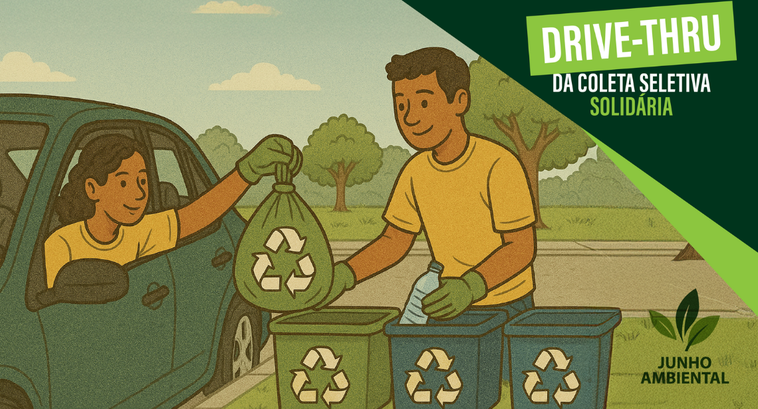Drive Thru da Reciclagem incentiva descarte consciente na próxima sexta-feira, 27 Drive Thru da Reciclagem incentiva descarte consciente na próxima sexta-feira, 27