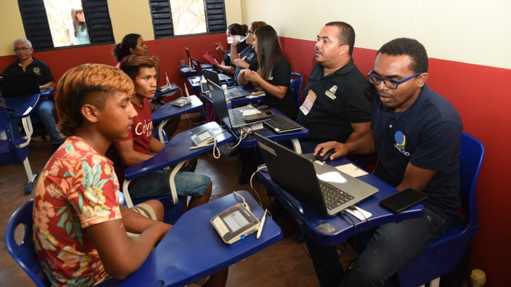 Evento de avaliação de ações de inclusão sociopolítica dos povos indígenas tem início nesta quarta-feira, 22 Indígenas sendo atendidos.