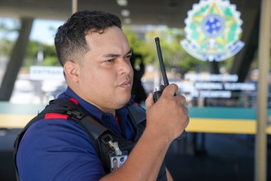 Tocantinense natural de Miranorte, Manoel Mota Gomes, 35 anos, atua como vigilante no TRE-TO
