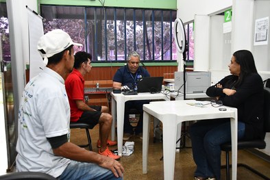 Eleitora Sandra Oliveira, de 47 anos | Foto: Carlos Eller (Ascom/TRE-TO)