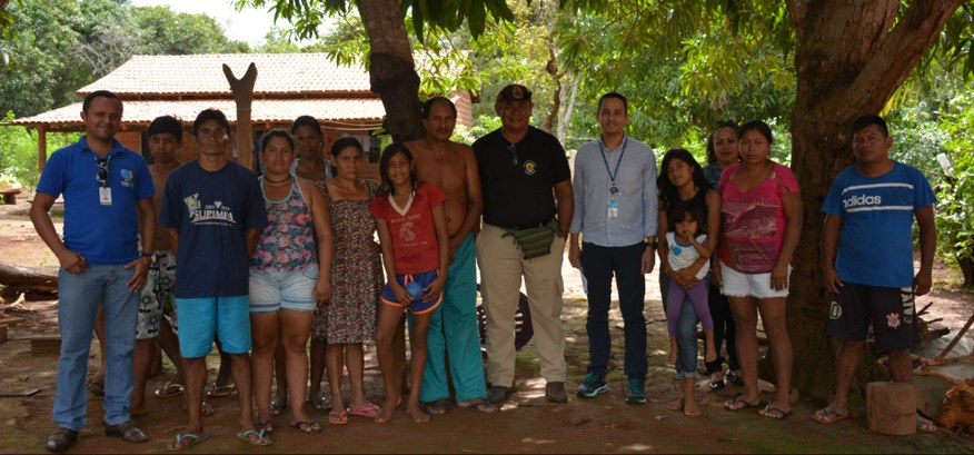 Indígenas da aldeia Lajeado em Pedro Afonso Indígenas da aldeia Lajeado em Pedro Afonso