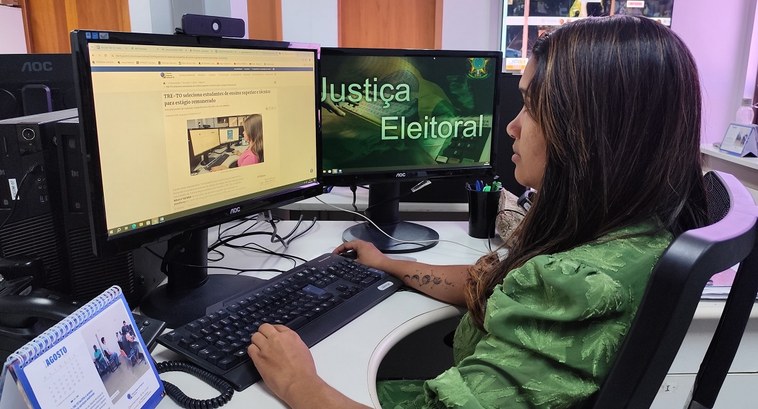 Inscrições para estágio no TRE-TO se encerram na próxima terça-feira, 3 de setembro Inscrições para estágio no TRE-TO se encerram na próxima terça-feira, 3 de setembro