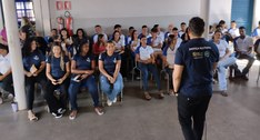 Evento promoveu formação cidadã entre jovens do Colégio Estadual Adelaide Francisco Soares.