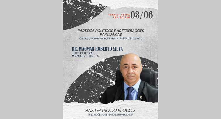 Juiz do TRE-TO ministra palestra em universidade de Minas Gerais Juiz do TRE-TO ministra palestra em universidade de Minas Gerais
