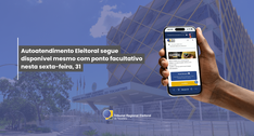 Mesmo sem expediente presencial na sexta-feira, eleitoras e eleitores podem usar e-Título e Auto...