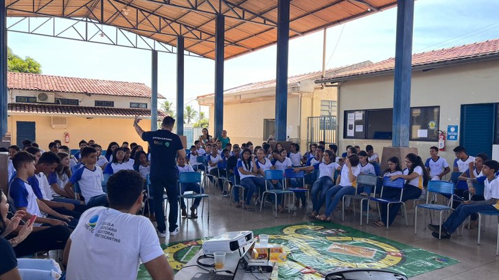 Justiça Eleitoral do Tocantins promove conhecimento político nos municípios de Dueré e Formoso do Araguaia Justiça Eleitoral do Tocantins promove conhecimento político nos municípios de Dueré e Formoso d...