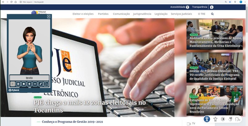Justiça Eleitoral promove acesso e inclusão de eleitores com deficiência Justiça Eleitoral promove acesso e inclusão de eleitores com deficiência
