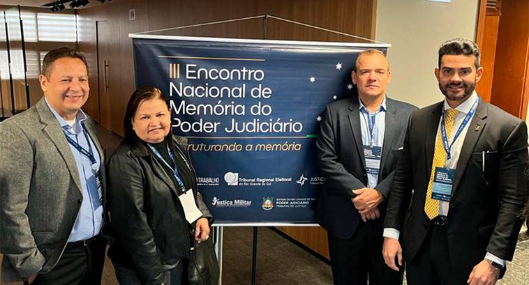 Magistrado e servidores participam do III Encontro Nacional da Memória do Poder Judiciário Magistrado e servidores participam do III Encontro Nacional da Memória do Poder Judiciário