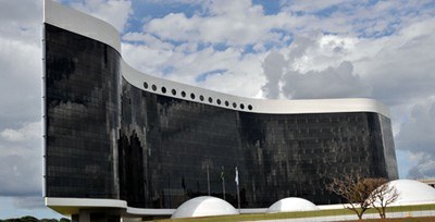 Fachada da nova sede do TSE Fachada da nova sede do TSE.