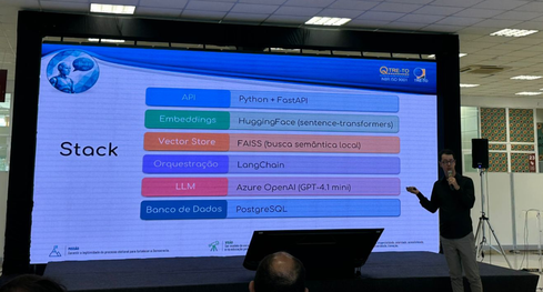 O secretário de Tecnologia da Informação (STI), Valdenir Borges Júnior, participa de painel.