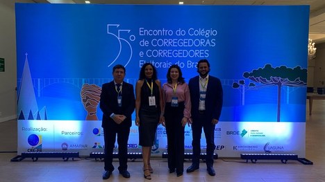 O evento reúne corregedoras, corregedores, servidoras e servidores da Justiça Eleitoral de todo ...