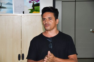 Oficina de pintura em tela da 15ª Semana Cultural