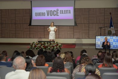 Palestra "Por que quero mulheres eleitas?", da cientista política Gabriela Rollemberg