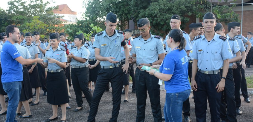 Panfletagem - Agentes da Democracia - TRE-TO