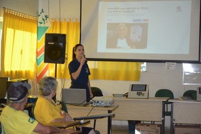 Papel dos idosos na democracia é tema de palestra ministrada na tarde desta segunda-feira, 15