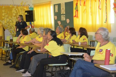 Papel dos idosos na democracia é tema de palestra ministrada na tarde desta segunda-feira, 15
