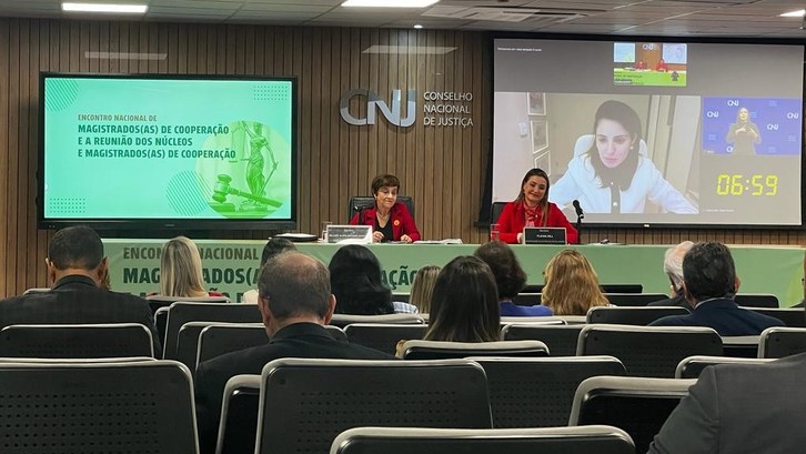 O evento reuniu juízes, desembargadores, ministros, servidores e participantes da Rede Nacional ...