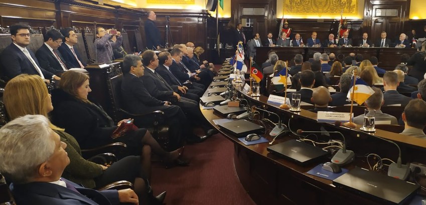 Reunião do Colégio de Presidentes de Tribunais Regionais Eleitorais é aberto com foco na garantia da democracia Reunião do Colégio de Presidentes de Tribunais Regionais Eleitorais é aberto com foco na garanti...