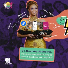 Semana do Jovem Eleitor: TRE-TO movimenta redes sociais com campanha informativa e divertida