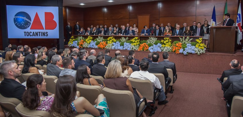 TRE-TO participa de posse dos novos dirigentes da OAB-TO TRE-TO participa de posse dos novos dirigentes da OAB-TO