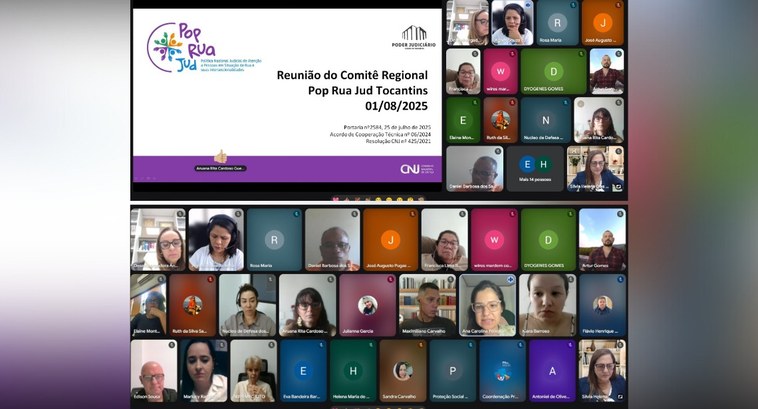 TRE-TO participa de reunião do Comitê Regional Pop Rua Jud para tratar do 2º mutirão de atendimento às pessoas em situação de rua TRE-TO participa de reunião do Comitê Regional Pop Rua Jud para tratar do 2º mutirão de atendime...