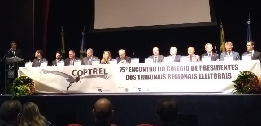 TRE-TO participa do 75º Encontro do Colégio de Presidentes dos Tribunais Regionais Eleitorais