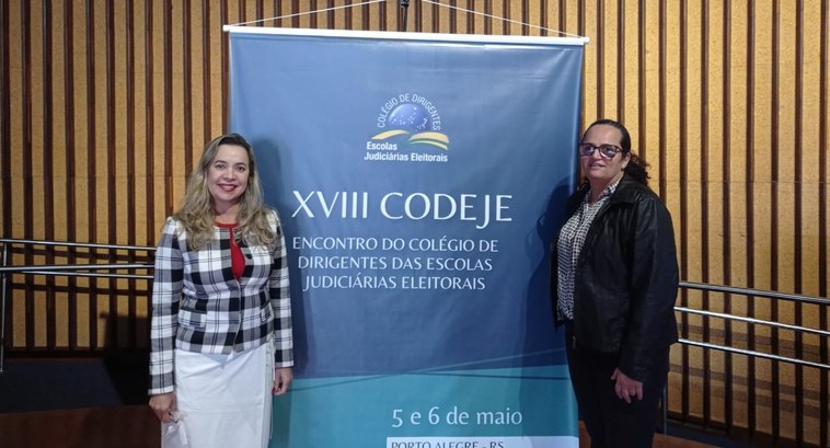 Diretora Executiva, Cristiane Boechat e a Coordenadora Kathiene Pimentel