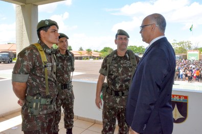 TRE-TO prestigiou solenidade do 22º Batalhão de Infantaria do Tocantins, nesta sexta-feira, 1º d...