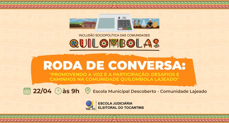 TRE-TO realiza dois encontros em Dianópolis para discutir sobre representatividade na política regional, nos próximos dias 22 e 23 TRE-TO realiza dois encontros em Dianópolis para discutir sobre representatividade na política r...