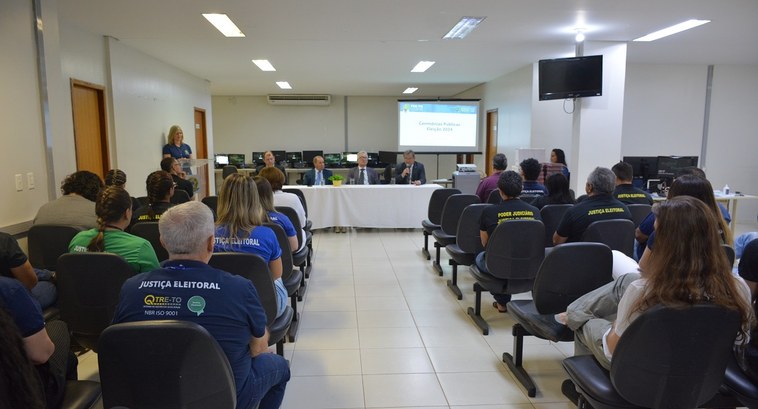 TRE-TO realiza preparação final das urnas eletrônicas para as eleições municipais deste ano TRE-TO realiza preparação final das urnas eletrônicas para as eleições municipais deste ano