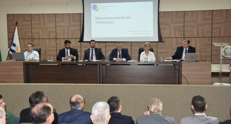 TRE-TO realiza reprocessamento das Eleições Gerais de 2022 para o cargo de deputado federal conforme o entendimento do STF TRE-TO realiza reprocessamento das Eleições Gerais de 2022 para o cargo de deputado federal conf...