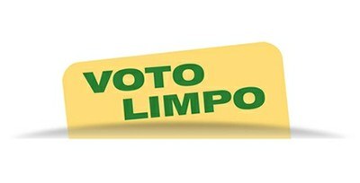 Logomarca da campanha Voto limpo - 11.9.2012 Logomarca da campanha "Voto Limpo".
