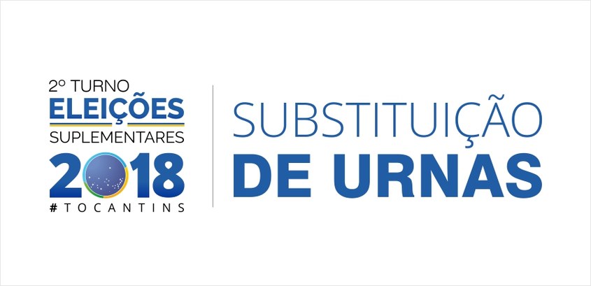 Urnas substituídas TRE-TO