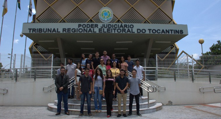 Visita acadêmicos TRE-TO Visita acadêmicos TRE-TO