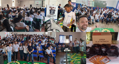 Programa incentiva estudantes a conhecerem a urna eletrônica e o funcionamento das eleições de f...
