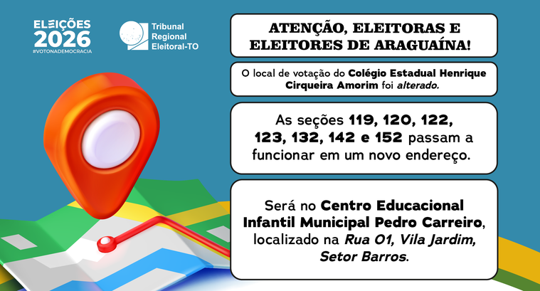 Eleitores que votavam no Colégio Estadual Henrique Cirqueira Amorim agora votarão no Centro Educ...