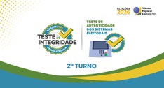 A imagem possui fundo claro com detalhes gráficos nas cores da bandeira do Brasil - verde, amare...