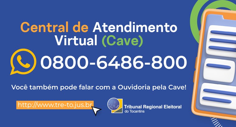 Cave reúne serviços eleitorais e canal direto com a Ouvidori