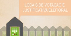 Imagem locais de votação e justificativa eleitoral